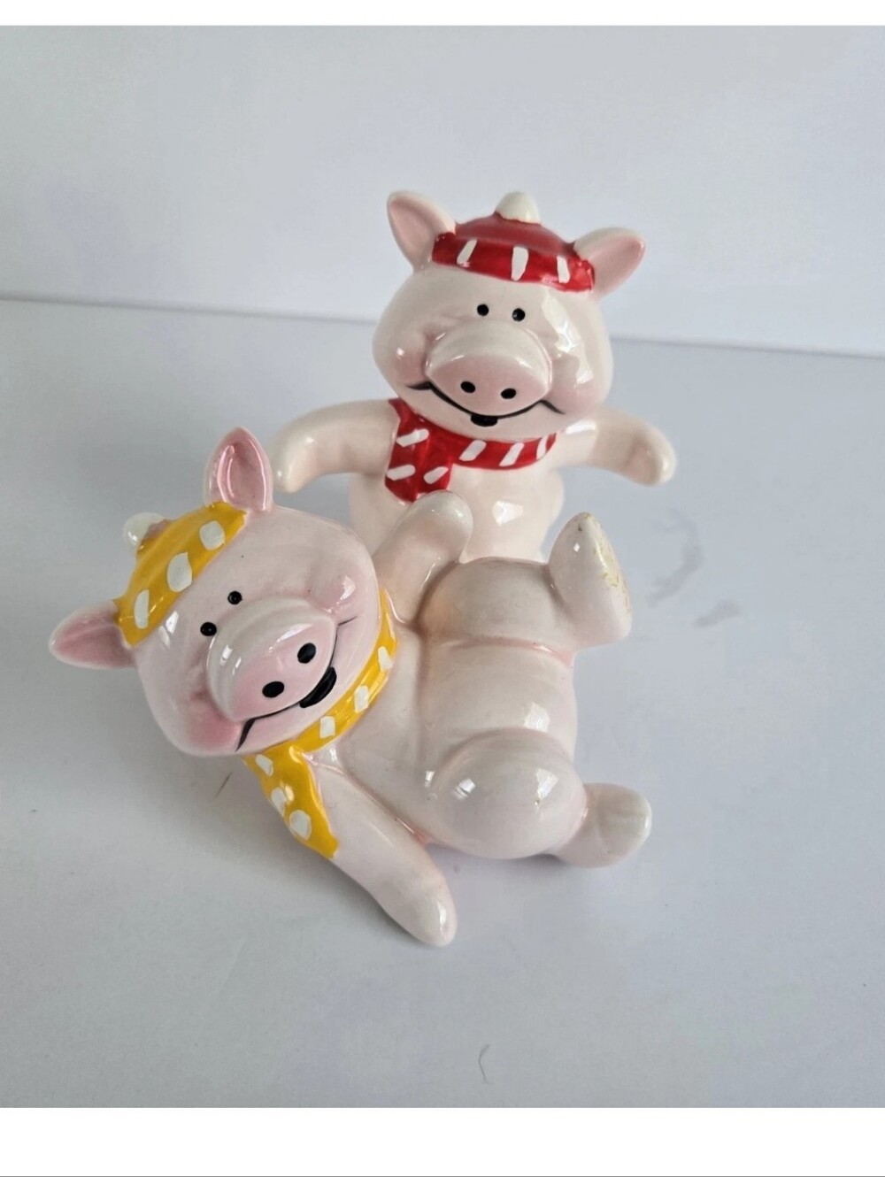Pig Figure Figurine Vintage Set
